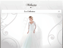 Tablet Screenshot of creation-melusine.com